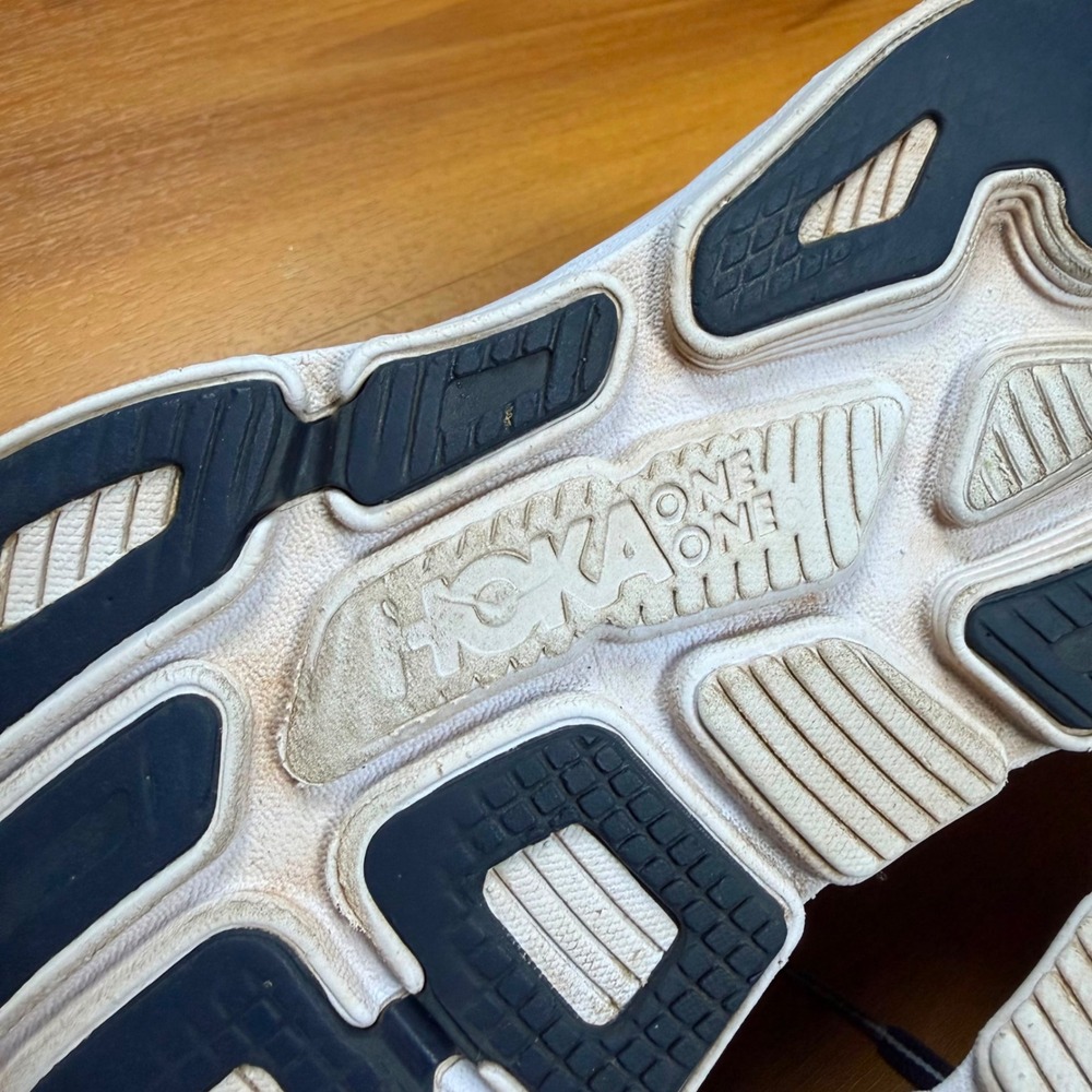 Hoka One One Bondi 7 Womens 6.5 Navy Blue Running Shoes 1110519 BIBBL - Picture 7 of 9
